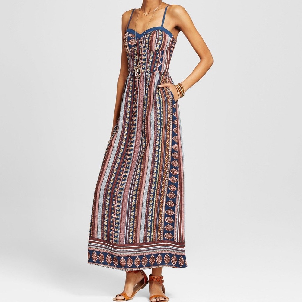 Xhilaration boho maxi dress